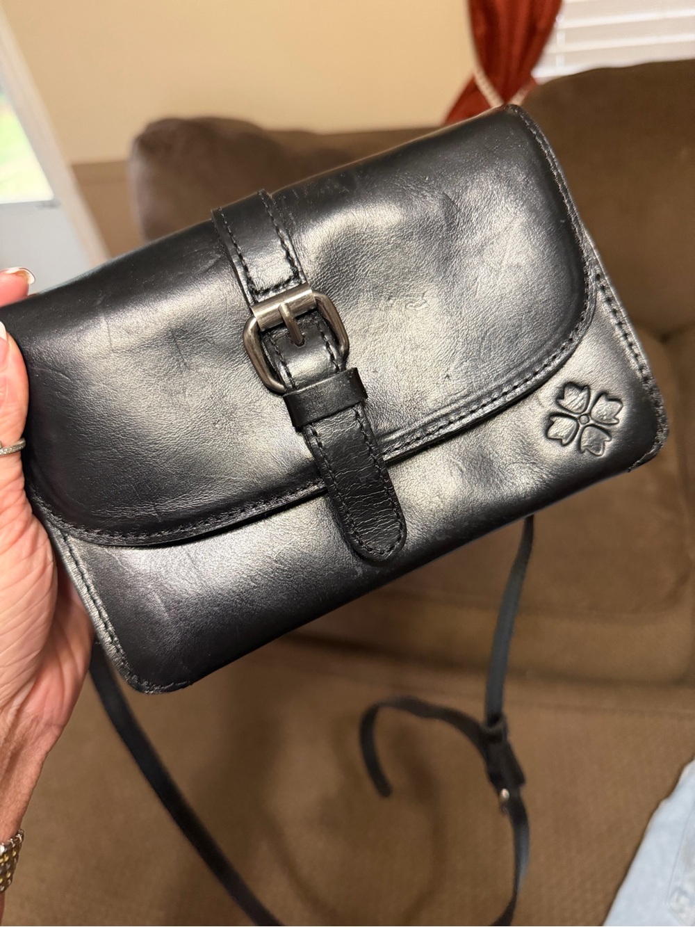 Patricia Nash Crossbody Bag with Buckle Detail